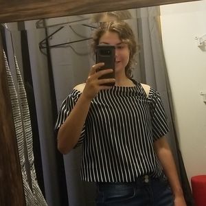 Rebellion striped top